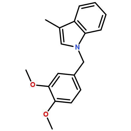 1H-Indole, 1-[(3,4-dimethoxyphenyl)methyl]-3-methyl-