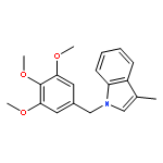 1H-INDOLE, 3-METHYL-1-[(3,4,5-TRIMETHOXYPHENYL)METHYL]-