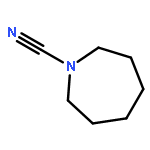 1H-AZEPINE-1-CARBONITRILE, HEXAHYDRO-