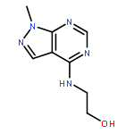 2-[(1-methyl-1H-pyrazolo[3,4-d]pyrimidin-4-yl)amino]ethanol