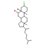 5,6.β.-dibromo-3.β.-chloro-5.α.-chloestane