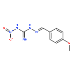 Hydrazinecarboximidamide,2-[(4-methoxyphenyl)methylene]-N-nitro-