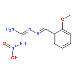 Hydroxy-[[n'-[(2-methoxyphenyl)methylideneamino]carbamimidoyl]amino]-oxoazanium