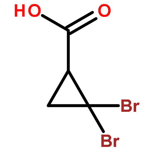 Cyclopropanecarboxylic acid, 2,2-dibromo-