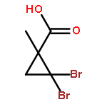 Cyclopropanecarboxylic acid, 2,2-dibromo-1-methyl-