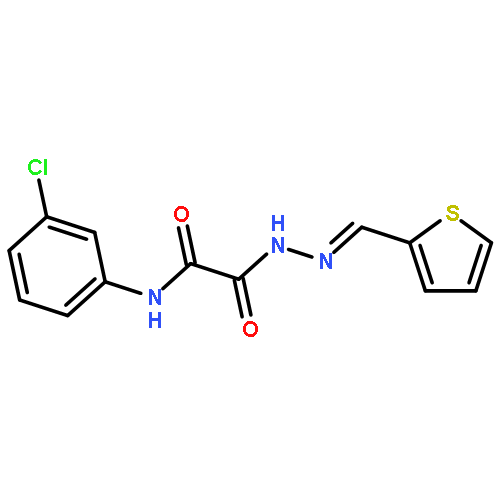 N-(3-chlorophenyl)-2-oxo-2-[(2E)-2-(thiophen-2-ylmethylidene)hydrazino]acetamide