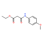 Propanoic acid, 3-[(4-methoxyphenyl)amino]-3-oxo-, ethyl ester