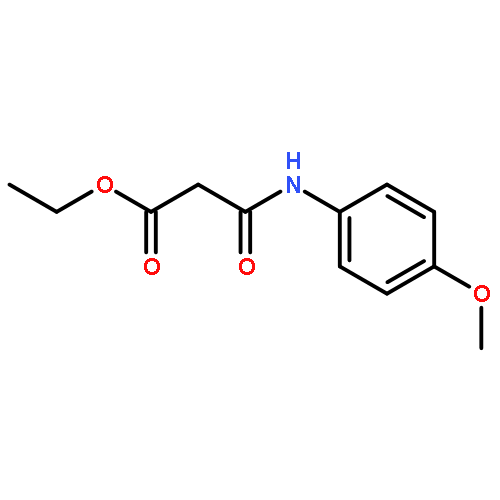 Propanoic acid, 3-[(4-methoxyphenyl)amino]-3-oxo-, ethyl ester