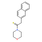 Morpholine, 4-(2-(2-naphthalenyl)-1-thioxoethyl)- (9ci)