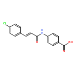 Benzoic acid, 4-[[3-(4-chlorophenyl)-1-oxo-2-propenyl]amino]-