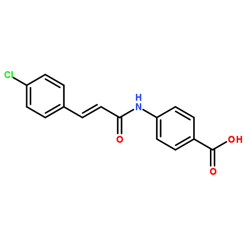 Benzoic acid, 4-[[3-(4-chlorophenyl)-1-oxo-2-propenyl]amino]-