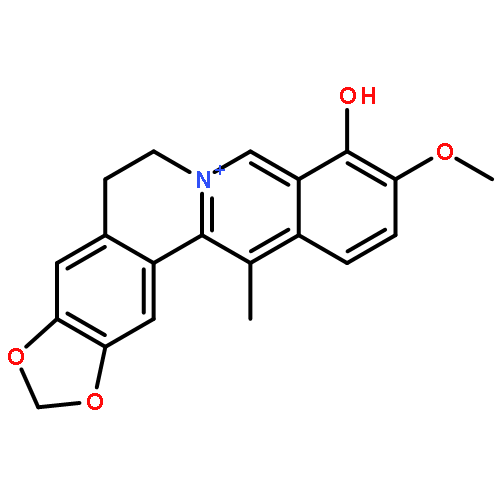 9-hydroxy-10-methoxy-13-methyl-5,6-dihydro[1,3]dioxolo[4,5-g]isoquino[3,2-a]isoquinolin-7-ium