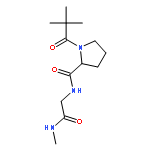 Glycinamide, 1-(2,2-dimethyl-1-oxopropyl)-L-prolyl-N-methyl-