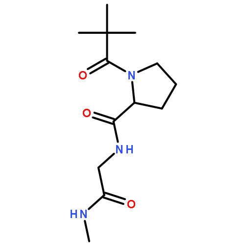 Glycinamide, 1-(2,2-dimethyl-1-oxopropyl)-L-prolyl-N-methyl-