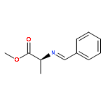 Alanine, N-(phenylmethylene)-, methyl ester