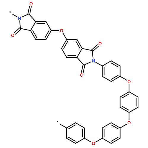 POLY[(1,3-DIHYDRO-1,3-DIOXO-2H-ISOINDOLE-2,5-DIYL)OXY(1,3-DIHYDRO-1,3-DIOXO-2H-ISOINDOLE-5,2-DIYL)-1,4-PHENYLENEOXY-1,4-PHENYLENEOXY-1,4-PHENYLENEOXY-1,4-PHENYLENE]