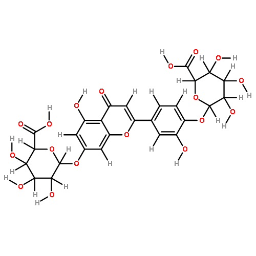 4',7-Di-O-glucuronoside-3',4',5,7-Tetrahydroxyflavone