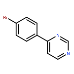 PYRIMIDINE, 4-(4-BROMOPHENYL)- (9CI)