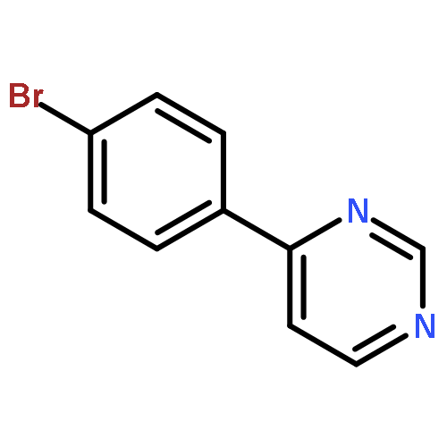 PYRIMIDINE, 4-(4-BROMOPHENYL)- (9CI)