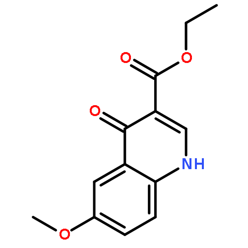 6-Methoxy-4-oxo-1,4-dihydro-quinoline-3-carboxylic acid ethyl ester