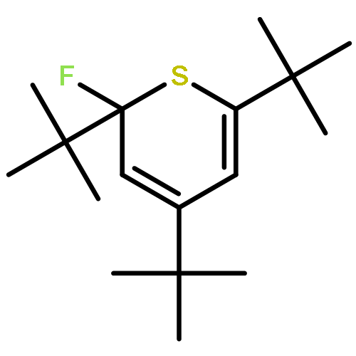 2H-Thiopyran, 2,4,6-tris(1,1-dimethylethyl)-2-fluoro-