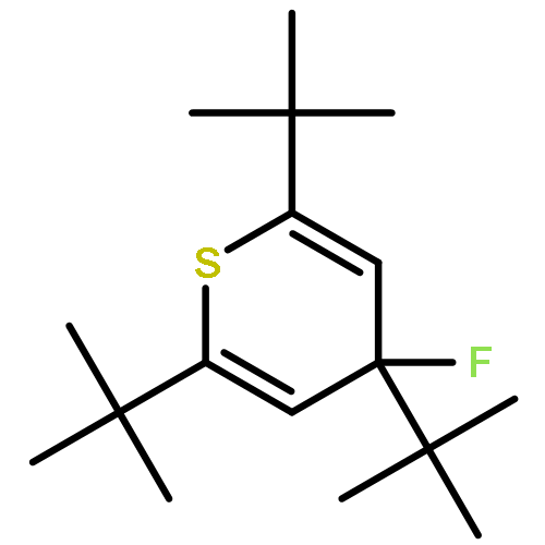 4H-Thiopyran, 2,4,6-tris(1,1-dimethylethyl)-4-fluoro-