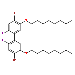 1,1'-Biphenyl, 4,4'-dibromo-2,2'-diiodo-5,5'-bis(octyloxy)-