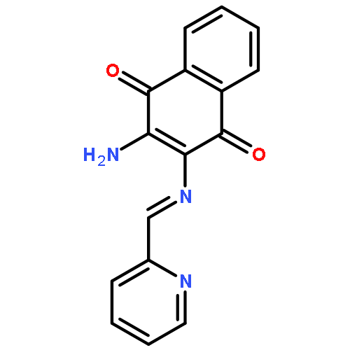 1,4-Naphthalenedione, 2-amino-3-[(2-pyridinylmethylene)amino]-