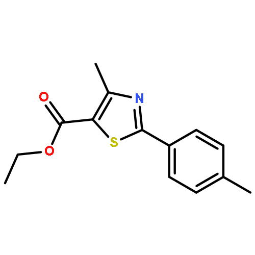 5-Thiazolecarboxylic acid, 4-methyl-2-(4-methylphenyl)-, ethyl ester