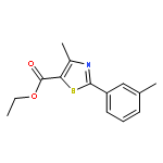 5-Thiazolecarboxylic acid, 4-methyl-2-(3-methylphenyl)-, ethyl ester