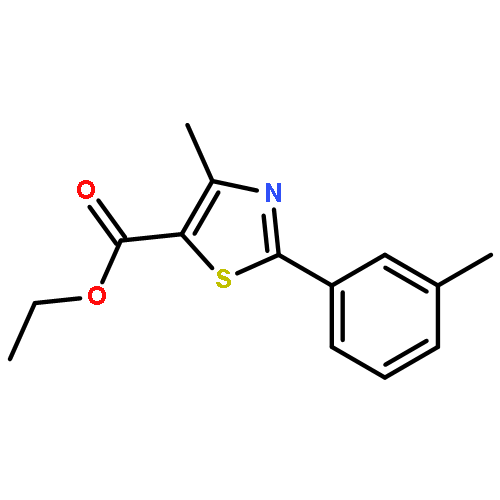 5-Thiazolecarboxylic acid, 4-methyl-2-(3-methylphenyl)-, ethyl ester