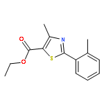 Ethyl 4-methyl-2-(2-methylphenyl)-1,3-thiazole-5-carboxylate