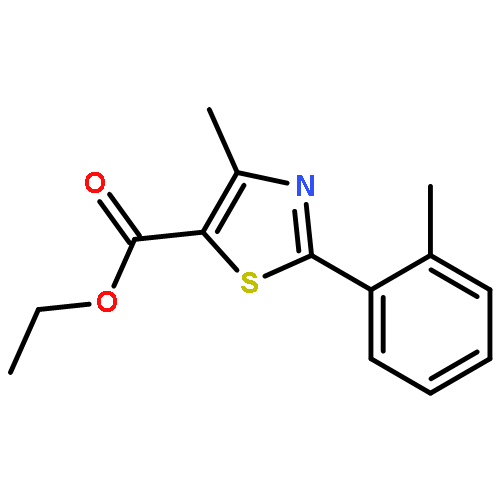 Ethyl 4-methyl-2-(2-methylphenyl)-1,3-thiazole-5-carboxylate