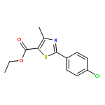 Ethyl 2-(4-chlorophenyl)-4-methylthiazole-5-carboxylate