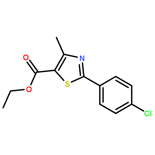 Ethyl 2-(4-chlorophenyl)-4-methylthiazole-5-carboxylate