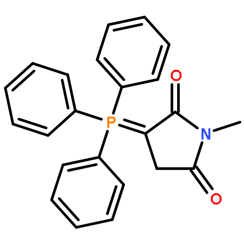 2,5-Pyrrolidinedione, 1-methyl-3-(triphenylphosphoranylidene)-