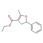 3-Furancarboxylic acid, 4,5-dihydro-2-methyl-5-phenyl-, ethyl ester