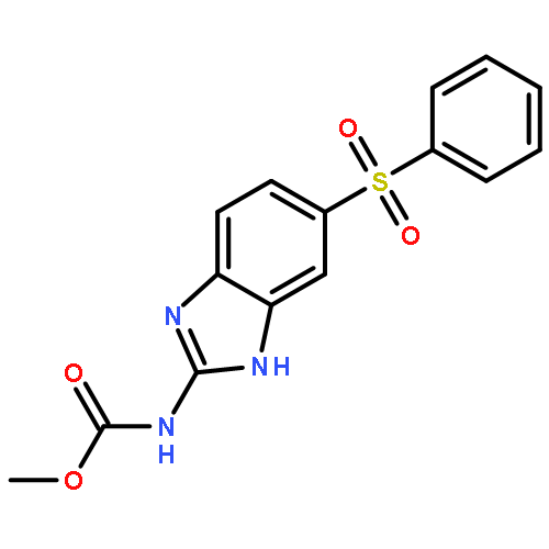 Carbamic acid,N-[6-(phenylsulfonyl)-1H-benzimidazol-2-yl]-, methyl ester