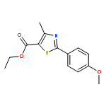 Ethyl 2-(4-methoxyphenyl)-4-methyl-1,3-thiazole-5-carboxylate