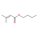 2-Butenoic acid, 3-methyl-, butyl ester