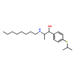 2-(octylamino)-1-(4-propan-2-ylsulfanylphenyl)propan-1-ol