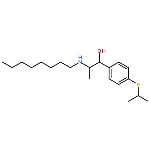 2-(octylamino)-1-(4-propan-2-ylsulfanylphenyl)propan-1-ol