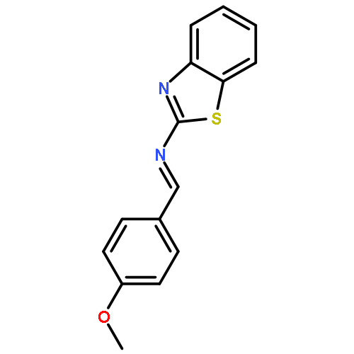 2-Benzothiazolamine, N-[(4-methoxyphenyl)methylene]-