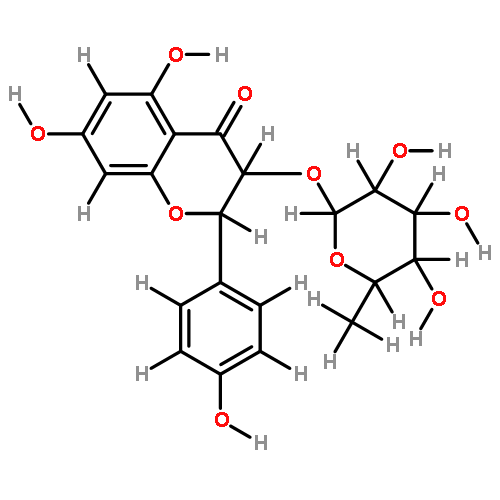 (+)-2,3-trans-dihydrokaempferol-3-O-alpha-L-rhamnopyranoside