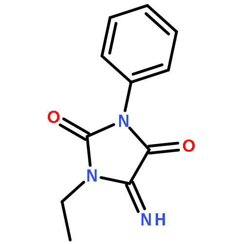 2,4-IMIDAZOLIDINEDIONE, 1-ETHYL-5-IMINO-3-PHENYL-