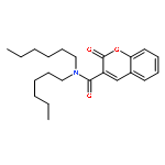 2-Oxo-2H-chromene-3-carboxylic acid dihexylamide