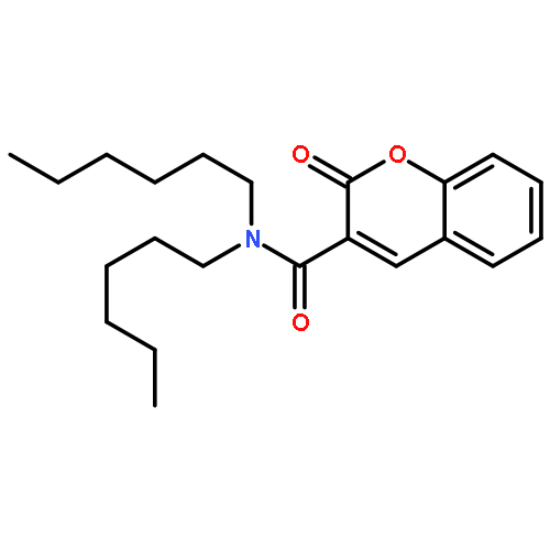 2-Oxo-2H-chromene-3-carboxylic acid dihexylamide