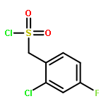 Benzenemethanesulfonyl chloride, 2-chloro-4-fluoro-