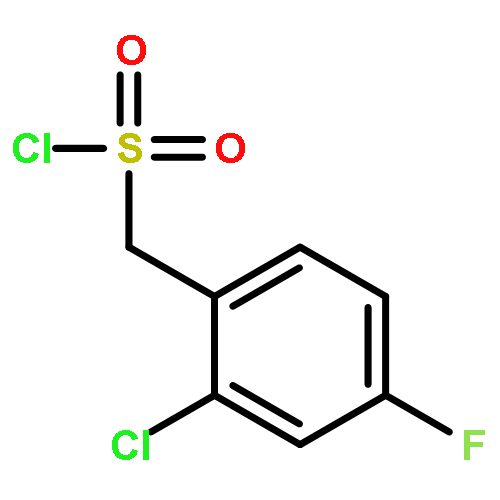 Benzenemethanesulfonyl chloride, 2-chloro-4-fluoro-