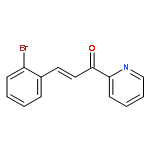 2-PROPEN-1-ONE, 3-(2-BROMOPHENYL)-1-(2-PYRIDINYL)-